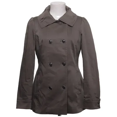 Trenchcoat (Grijs) van ESPRIT Collection Katoen, Elastaan, Polyester