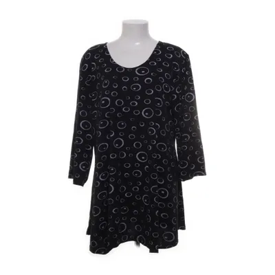 Klänning (Svart, Vit) från New Jersey Elastan, Viskos