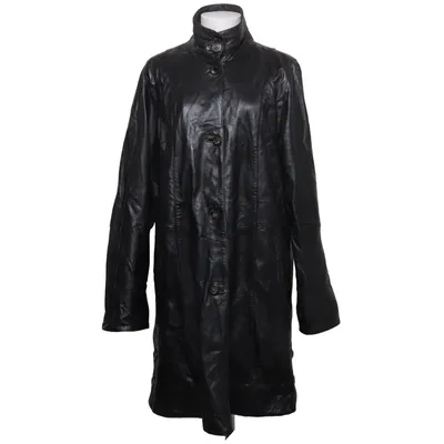 Läderkappa (Svart, Röd) från Leather Legend Skinn