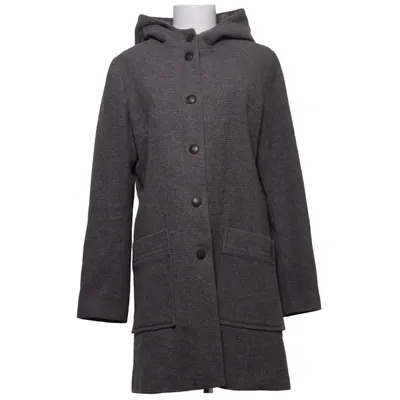 Manteau (Gris) de Somewhere Polyester, Laine