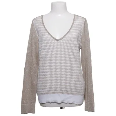 Trui (Beige, Wit) van Xandres Acryl, Katoen, Lyocell, Metallvezel, Polyamide, Polyester, Viscose