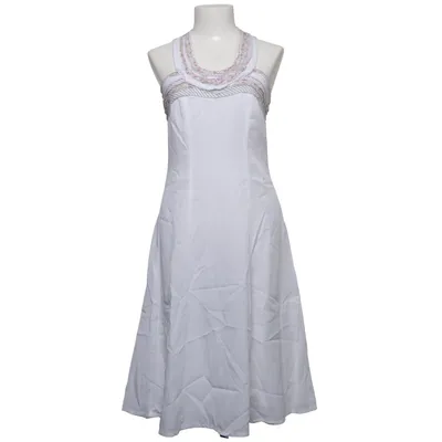 Dress (White) from Marc Cain Cotton, Cupro, Elastane, Viscose