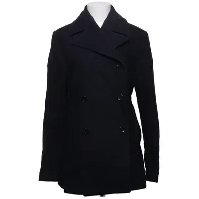 Pea coat (Black) from Jaeger Polyamide, Viscose, Wool