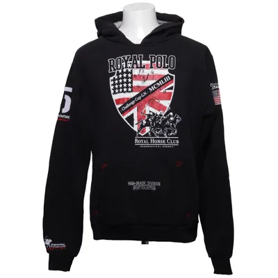 Capuchon sweater (Zwart, Meerkleurig) van Geographical Norway Katoen, Polyester