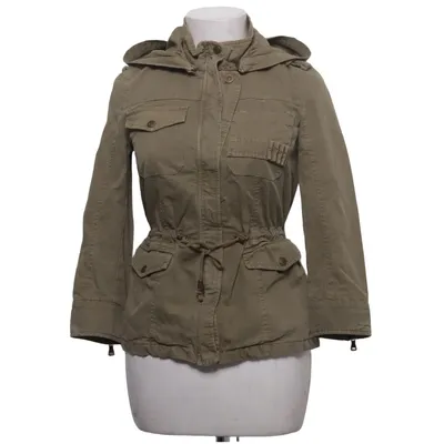 Parkas (Grön) från Zara Trafaluc Collection Bomull, Linne