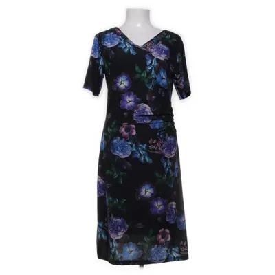 Jurk (Zwart, Meerkleurig) van Fransa Elastaan, Polyester