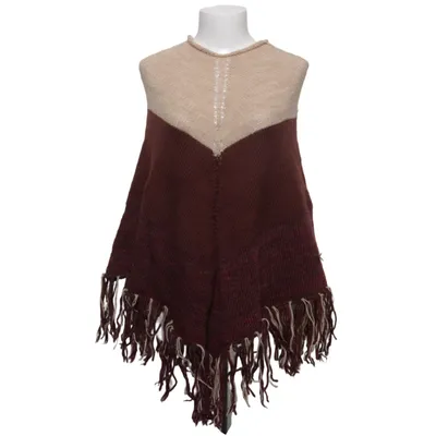 Poncho (Brown, Beige, Multicolored)