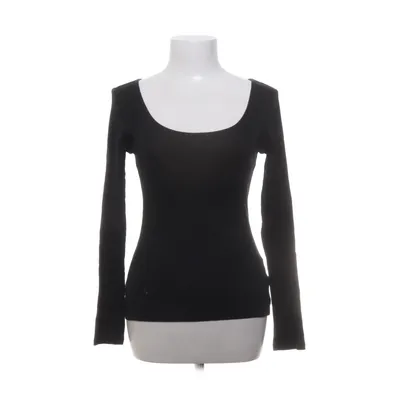 Lange mouwen shirt (Zwart) van H&M Katoen, Elastaan