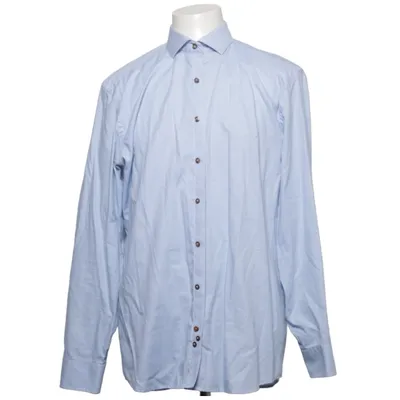 Shirt (Blue, White) from Eterna Cotton