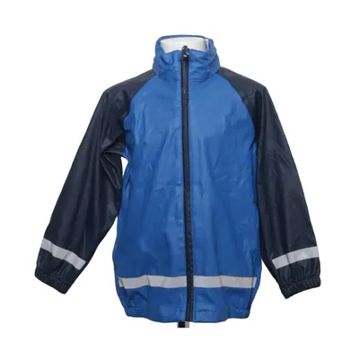 Regnjacka (Blå, Svart, Vit) från MyWear Active Polyester, Polyuretan