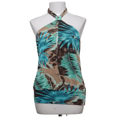Haltertop (Blauw, Bruin, Meerkleurig) van Baby Phat Elastaan, Viscose