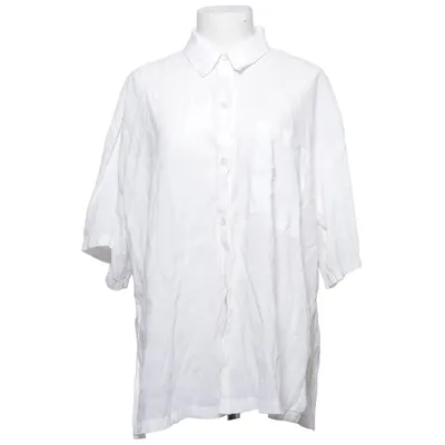 Kortärmad skjorta (Vit) från Addax Modal, Polyester