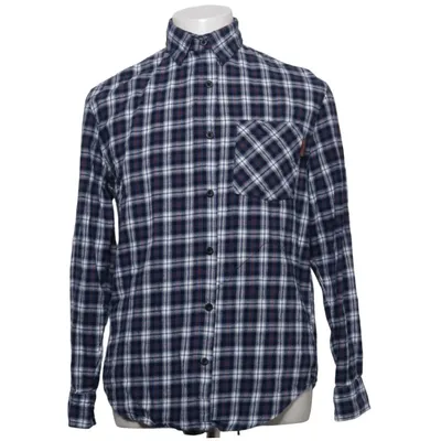 Chemise en flanelle (Bleu, Blanc, Rouge) de Swedteam Coton