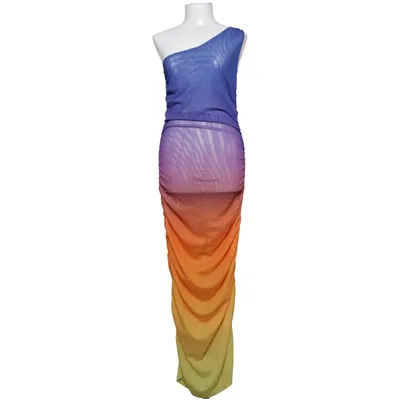 Långklänning (Blå, Orange, Gul, Flerfärgad) från Josefine HJ x NA-KD Elastan, Polyester