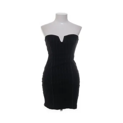 Robe (Noir, Blanc) de Zara Élasthane, Polyamide, Viscose
