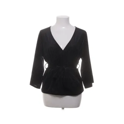 Slå-om top (Sort) fra Bik Bok Elastan, Polyester