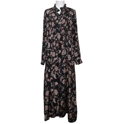 Långklänning (Svart, Flerfärgad) från Black Colour Polyester