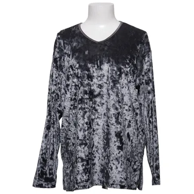 Langærmet t-shirt (Grå, Sort) fra Bluhm Elastan, Polyester