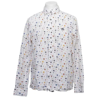 Skjorta (Vit, Flerfärgad) från Claudio Campione Bomull, Polyester