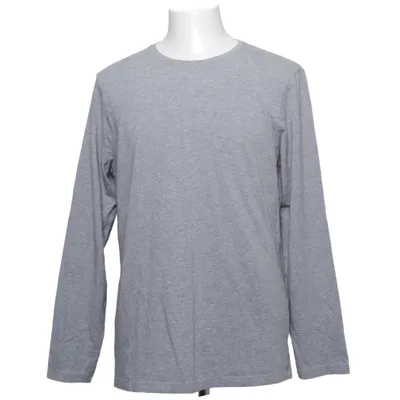 Langærmet t-shirt (Grå) fra Bread & Boxers Bomuld, Elastan