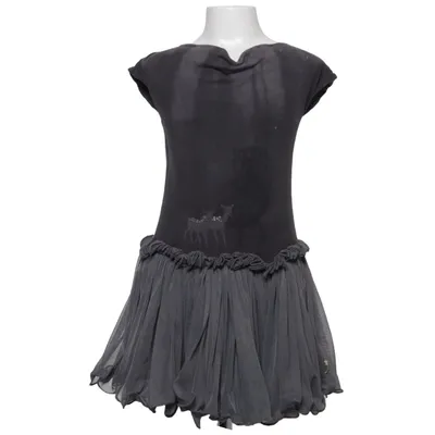 Dress (Gray) from POMPdeLUx Elastane, Polyester, Viscose