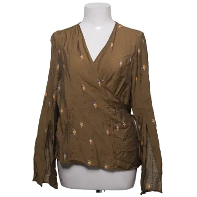 Blouse portefeuille (Marron) de Carin Wester