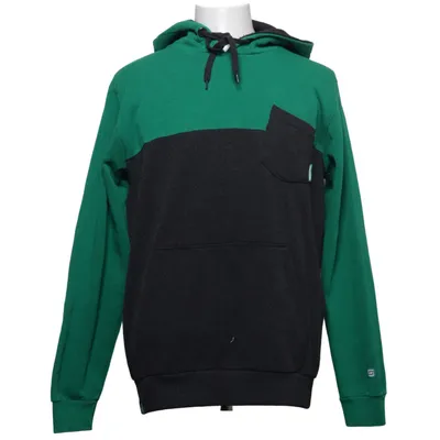 Hoodie (Green, Gray) from Record Cotton, Polyester