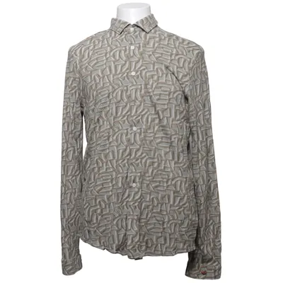 Chemise (Beige, Vert) de Cast Iron Coton