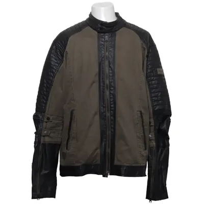 Jacket (Black, Green, Multicolored) from Brandit Cotton, Faux leather, Polyester