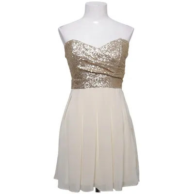 Cocktailklänning (Beige, Guldfärgad) från TFNC London Elastan, Polyester, Viskos