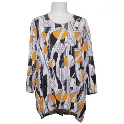 Haut (Blanc, Noir, Jaune) de Gabriella K. Élasthane, Viscose