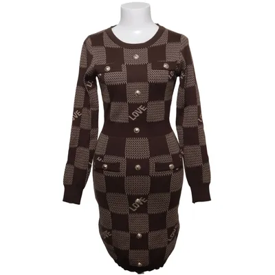 Dress (Brown, Beige) from AmbitionFly Viscose