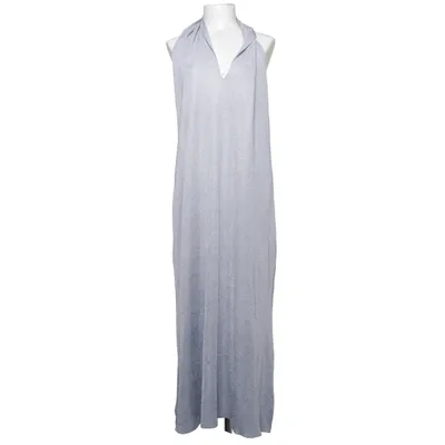 Maxi jurk (Zilver) van Zara Metallvezel, Polyester