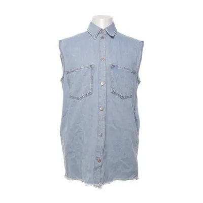 Denim vest (Blue) from Pull & Bear Cotton