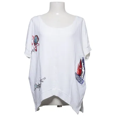 T-shirt (White, Multicolored) from Sansibar Elastane, Viscose