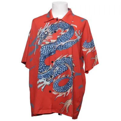 Kortærmet skjorte (Rød, Blå, Grå) fra Asu Queen Polyester