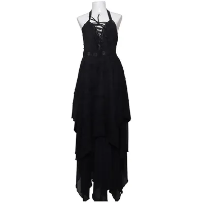 Halternek jurk (Zwart) van Killstar Elastaan, Polyester