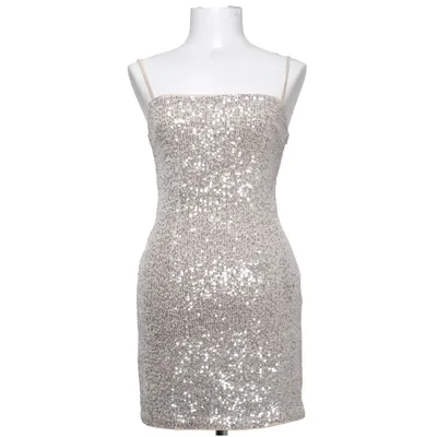 Cocktailklänning (Silverfärgad) från Divided by H&M Elastan, Polyester