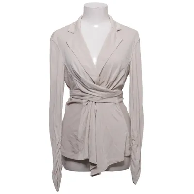 Slå om-cardigan (Beige) fra Marc Cain Silke, Viscose