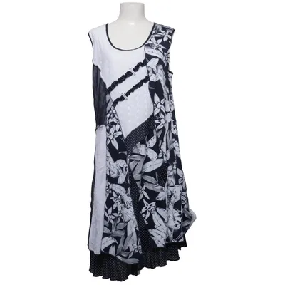Kjole (Sort, Hvid, Blå) fra No1 Polyester, Viscose