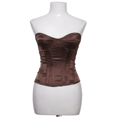 Korsett (Brun) från PrettyLittleThing Elastan, Polyester