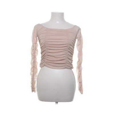 Crop top (Roze) van Amisu Polyester, Elastaan