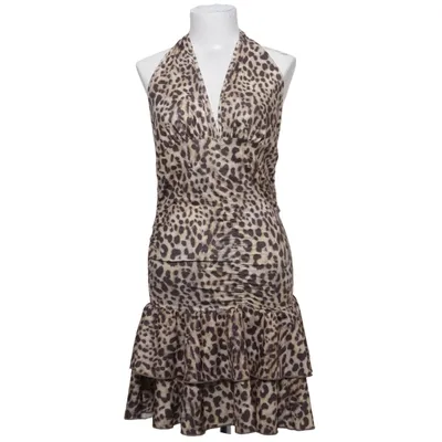 Halterneckklänning (Brun, Beige) från Shein Polyester