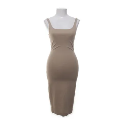 Kjole (Beige) fra Bik Bok Elastan, Genanvendt polyester, Viscose