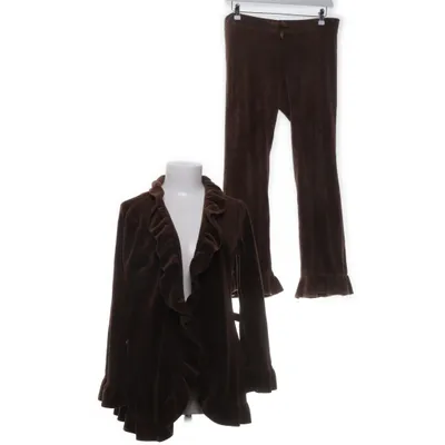 Mjukisset (Brun) från Vera Velour Bomull, Polyester