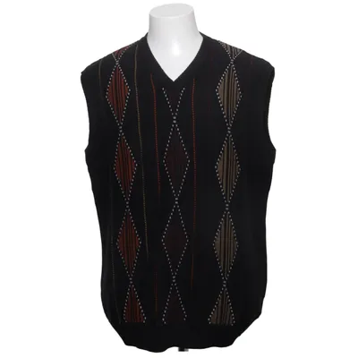 Slipover (Black, Multicolored) from Umberto Rosetti Acrylic, Cotton