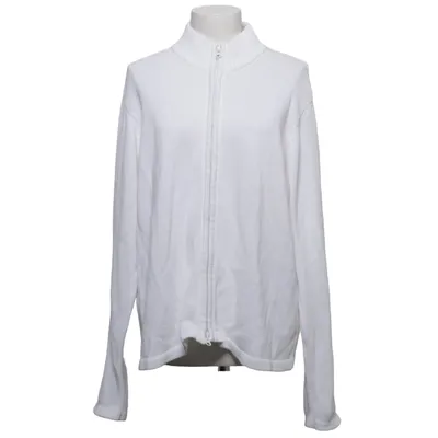 Cardigan (Wit) van Long Island Acryl, Katoen