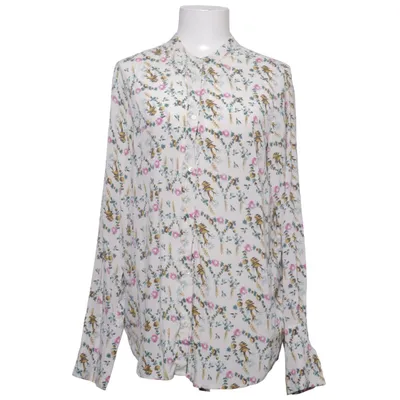 Blouse (Wit, Meerkleurig) van Julie Fagerholt Elastaan, Zijde
