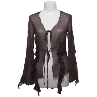 Blouse portefeuille (Marron) de NA-KD Polyester