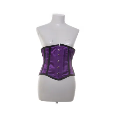 Korsett (Lila, Svart) från Burleska Bomull, Polyester